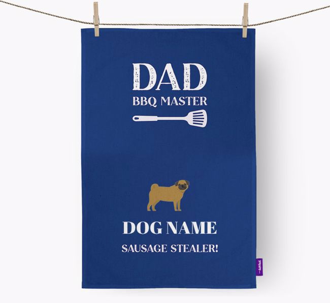 BBQ Master: Personalized {breedFullName} Dish Towel